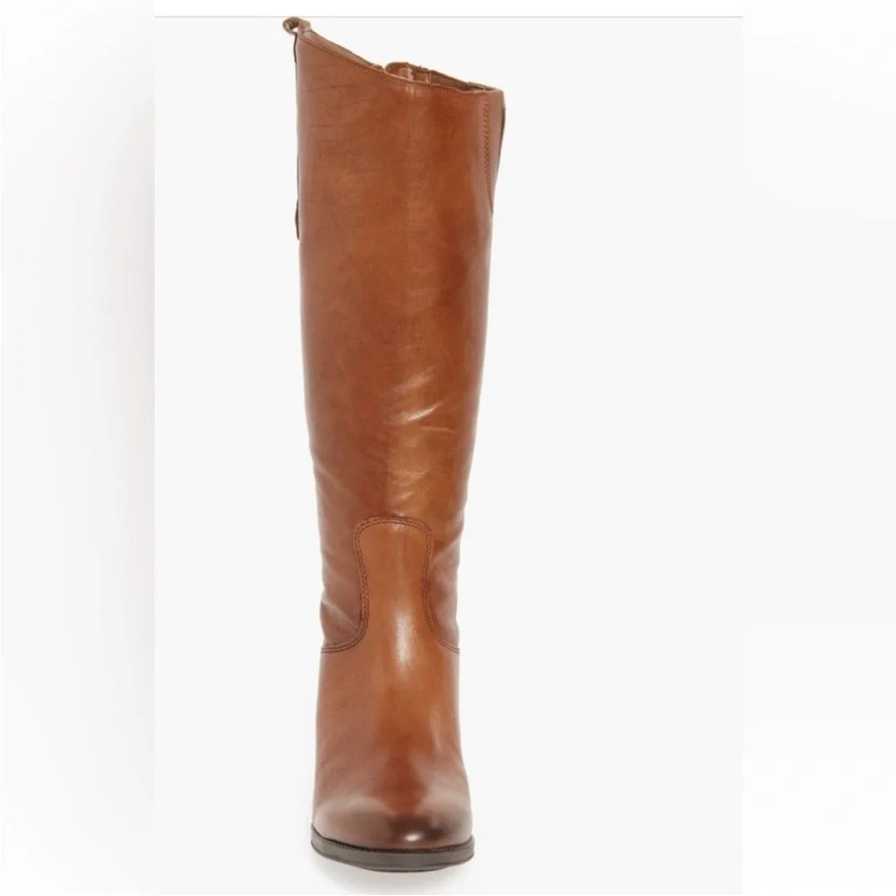 Sam Edelman Tan Leather Over the Knee Boots